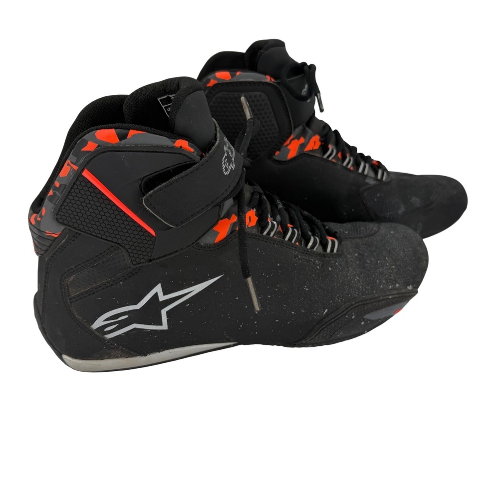 Alpinestars Sektor Waterproof Riding Shoes Mens 10 Black Moto CE Motorcycle